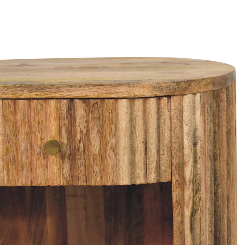 Soba Ball Open Slot Bedside Nightstand Artisan