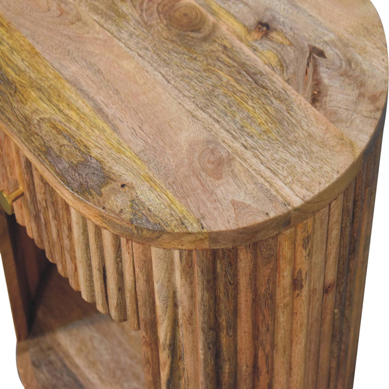 Soba Ball Open Slot Bedside Nightstand Artisan