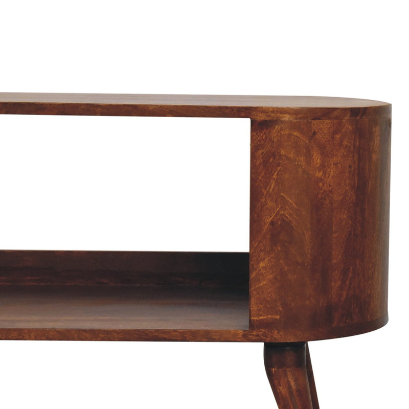 Soba Chestnut Shoe Cabinet Artisan