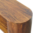 Soba Chestnut Shoe Cabinet Artisan