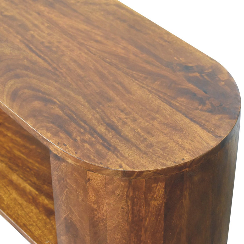 Soba Chestnut Shoe Cabinet Artisan