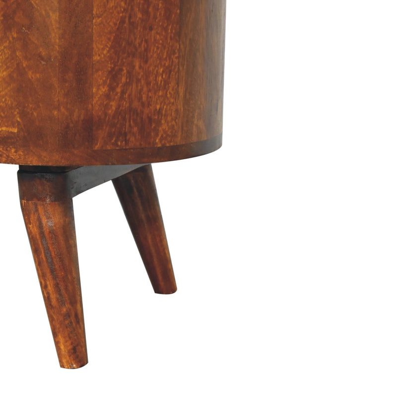Soba Chestnut Shoe Cabinet Artisan