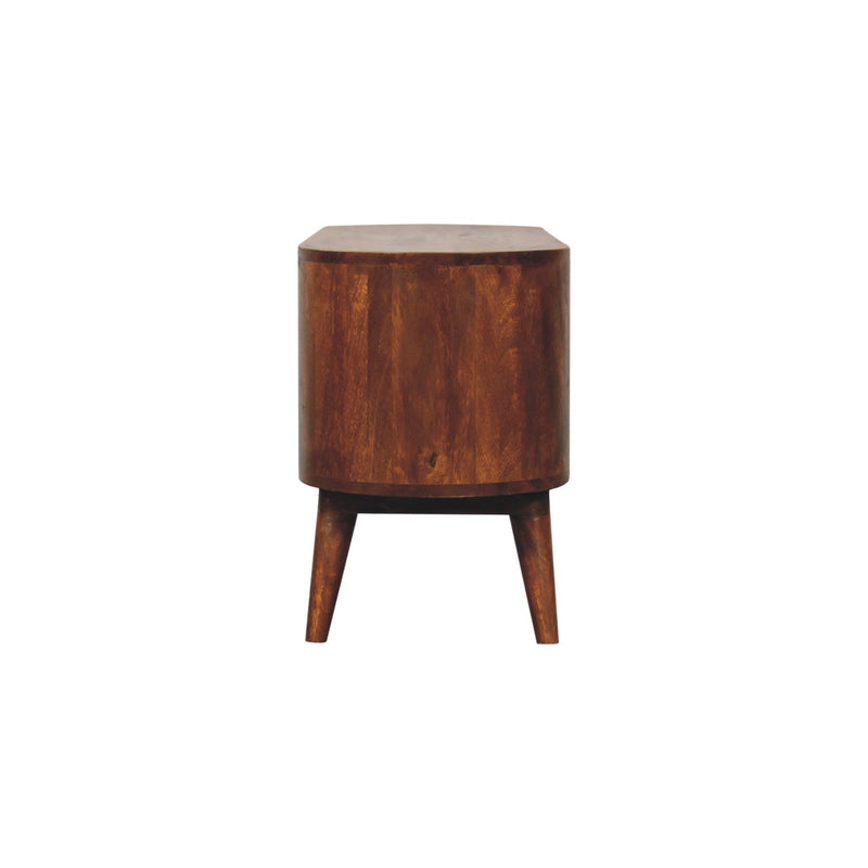 Soba Chestnut Shoe Cabinet Artisan
