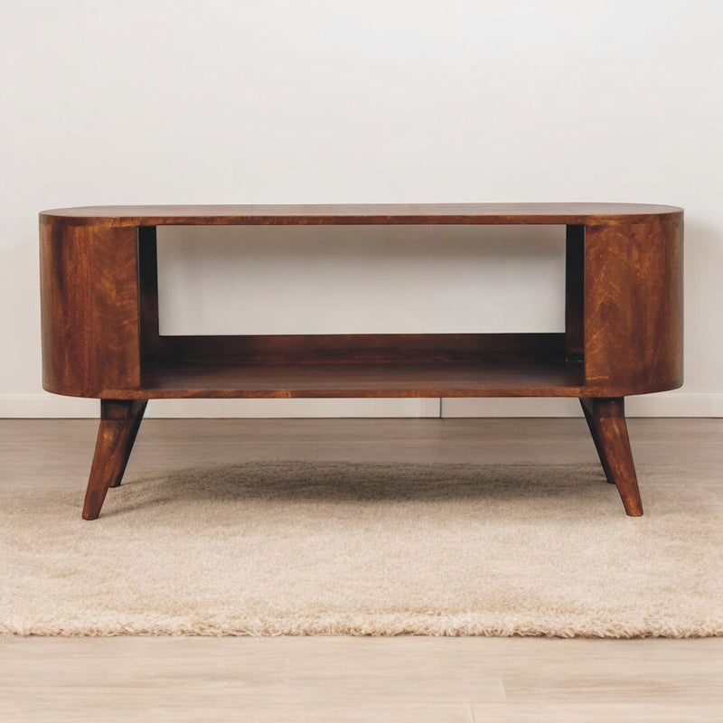 Soba Chestnut Shoe Cabinet Artisan