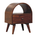 Chestnut Dome Bedside Nightstand Artisan