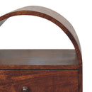 Chestnut Dome Bedside Nightstand Artisan