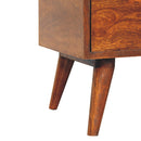 Chestnut Dome Bedside Nightstand Artisan