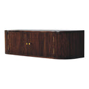 Chunky Chestnut Wall Mounted Console Table Artisan