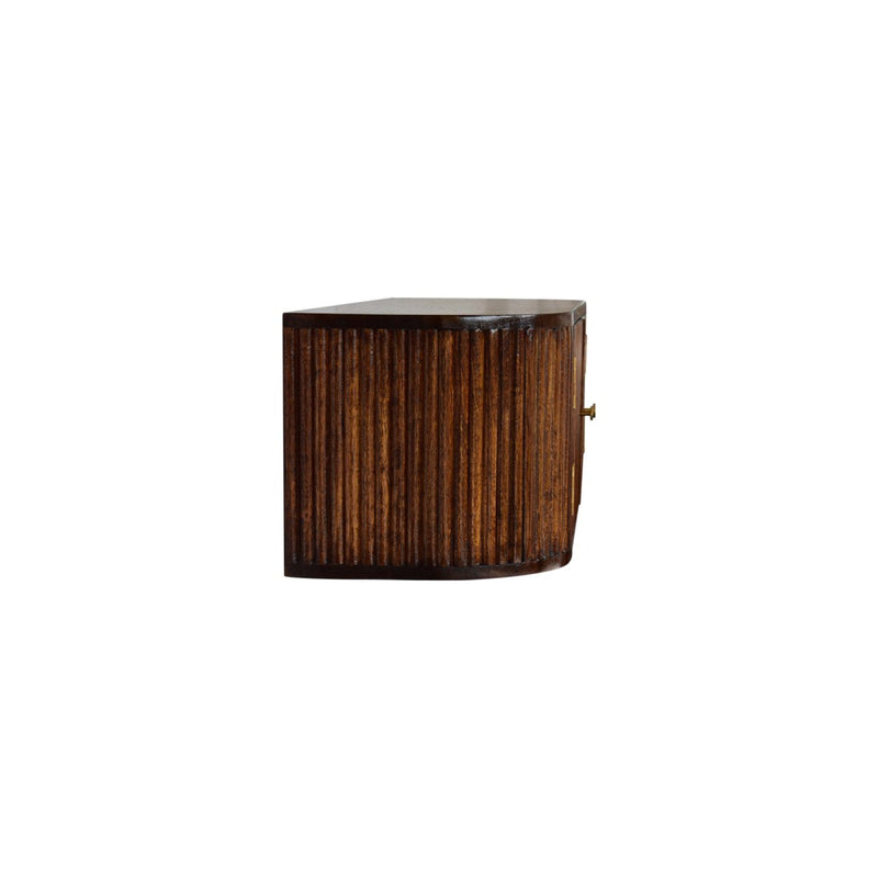Chunky Chestnut Wall Mounted Console Table Artisan