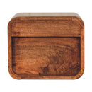 Mini Curved Honey Caramel Wall Mounted Bedside