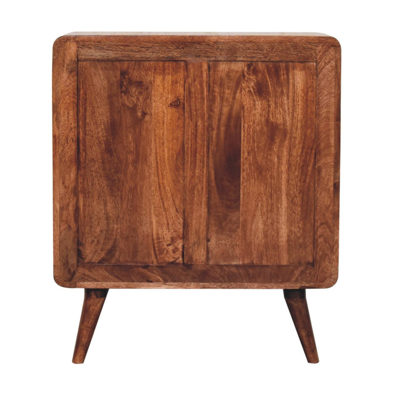 Curved Honey Caramel Chest Artisan