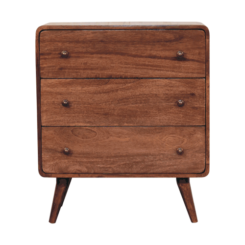 Curved Honey Caramel Chest Artisan