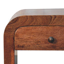 Honey Caramel Darcy Bedside Nightstand Artisan