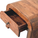 Honey Caramel Darcy Bedside Nightstand Artisan