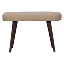Honey Caramel Boucle Cream Nordic Bench Artisan