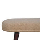 Honey Caramel Boucle Cream Nordic Bench Artisan