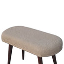 Honey Caramel Boucle Cream Nordic Bench Artisan