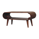 Amaya Nordic Style Honey Caramel Coffee Table Artisan