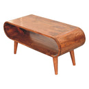 Amaya Nordic Style Honey Caramel Coffee Table Artisan