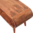 Amaya Nordic Style Honey Caramel Coffee Table Artisan