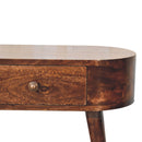 Mini Albion California Walnut Console Table