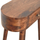 Mini Albion California Walnut Console Table