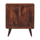 Curved California Walnut Chest Artisan