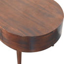 California Walnut Rounded Coffee Table Artisan