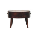 California Walnut Rounded Coffee Table Artisan