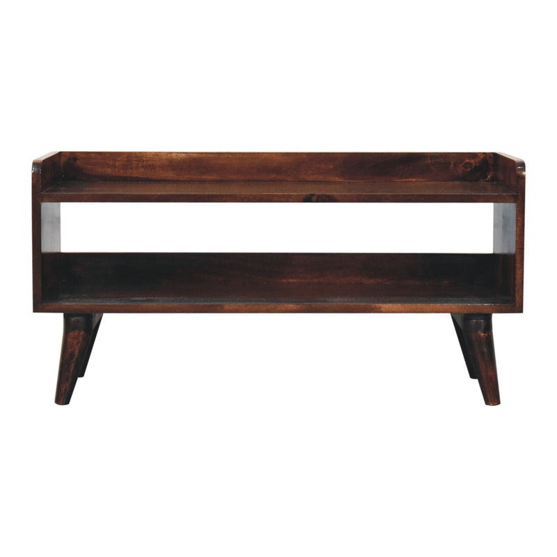 California Walnut Nordic Storage Bench Artisan