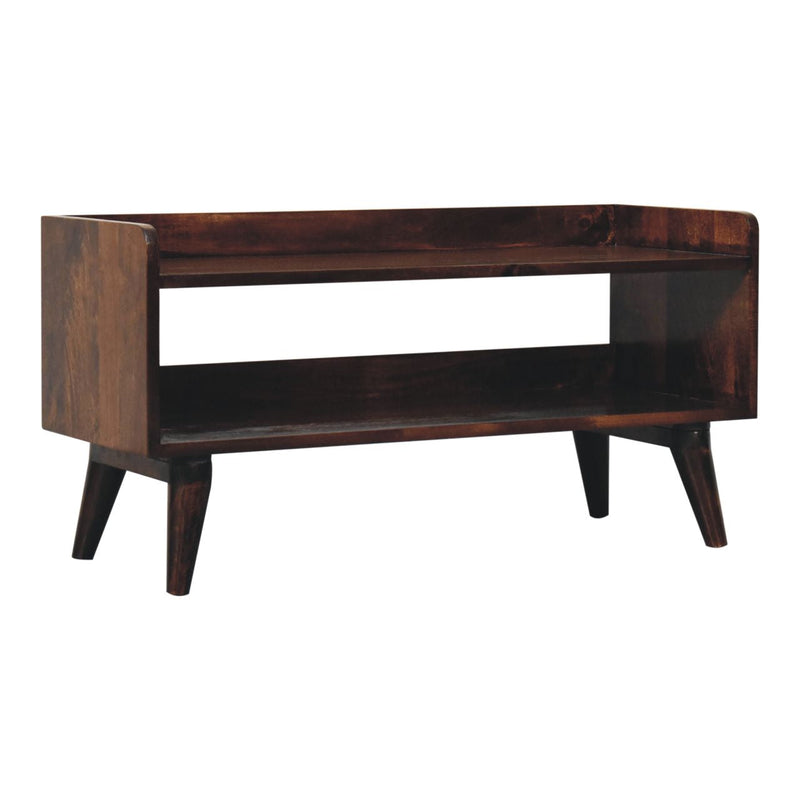 California Walnut Nordic Storage Bench Artisan