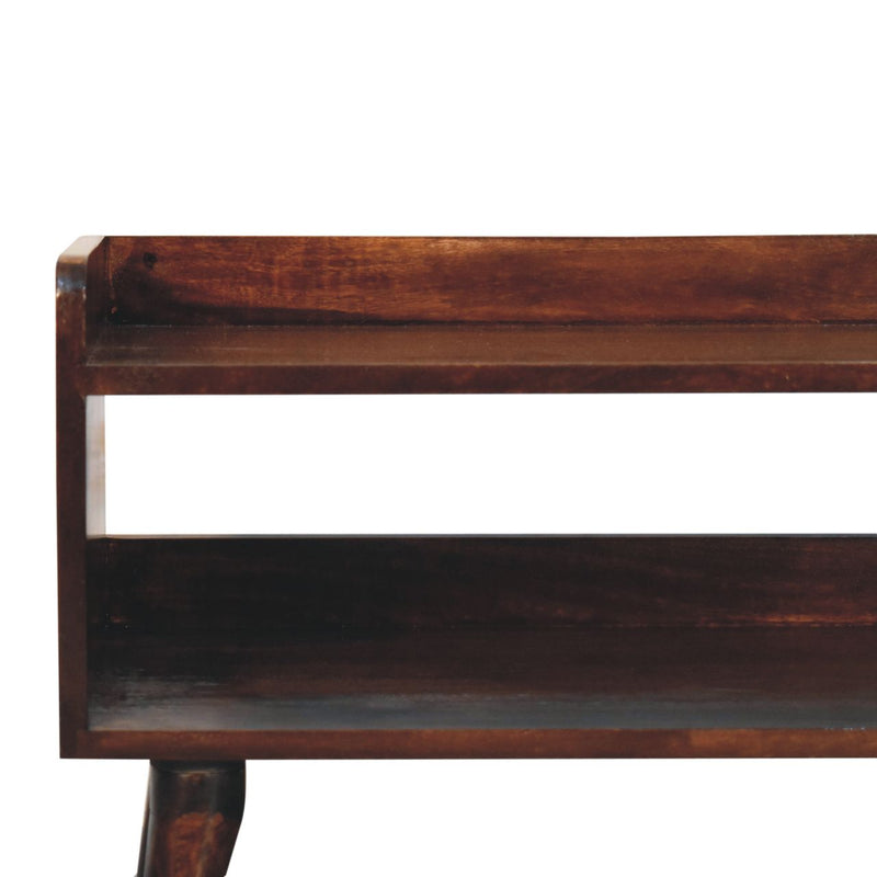 California Walnut Nordic Storage Bench Artisan