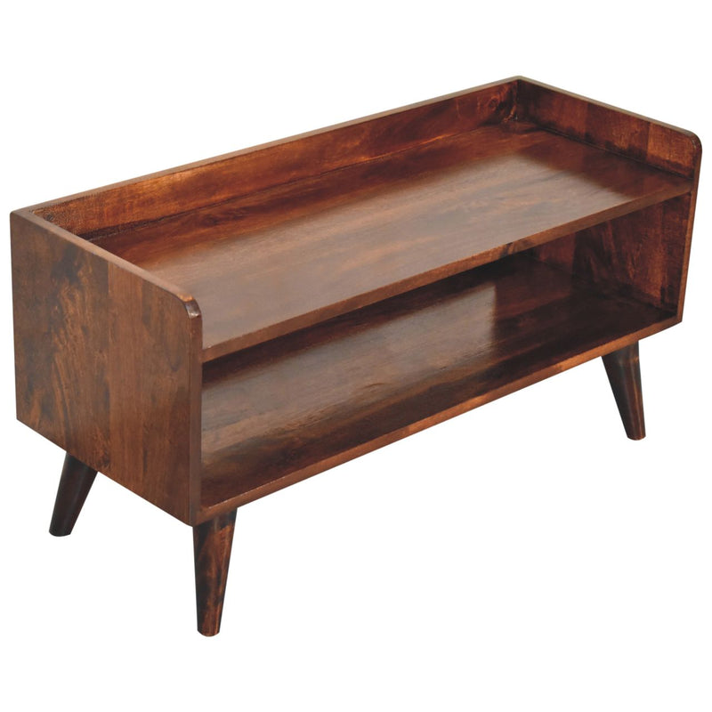 California Walnut Nordic Storage Bench Artisan