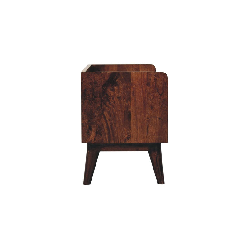 California Walnut Nordic Storage Bench Artisan