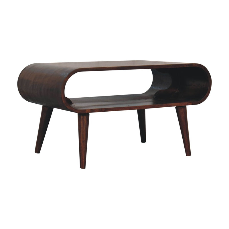 Open California Walnut Coffee Table Artisan