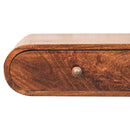 Wall Mounted California Walnut Console Table Artisan