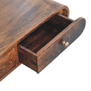 Wall Mounted California Walnut Console Table Artisan