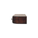 Lunar 2 Drawer Wall Mounted Chestnut Console Table