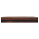 Lunar 2 Drawer Wall Mounted Chestnut Console Table