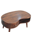 California Walnut Wave Coffee Table Artisan