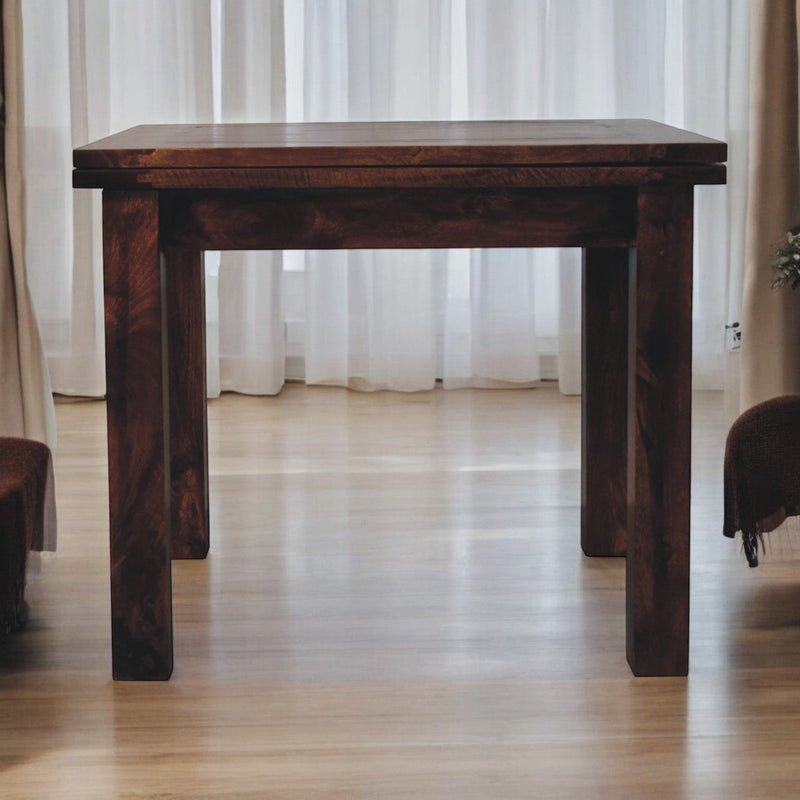 California Walnut Extendable Butterfly Dining Table Artisan