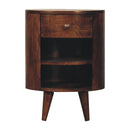 Cortez California Walnut Bedside Nightstand Artisan