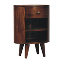 Cortez California Walnut Bedside Nightstand Artisan