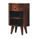 Cortez California Walnut Bedside Nightstand Artisan