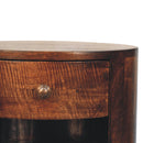 Cortez California Walnut Bedside Nightstand Artisan