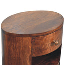 Cortez California Walnut Bedside Nightstand Artisan