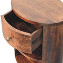 Cortez California Walnut Bedside Nightstand Artisan