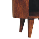 Cortez California Walnut Bedside Nightstand Artisan
