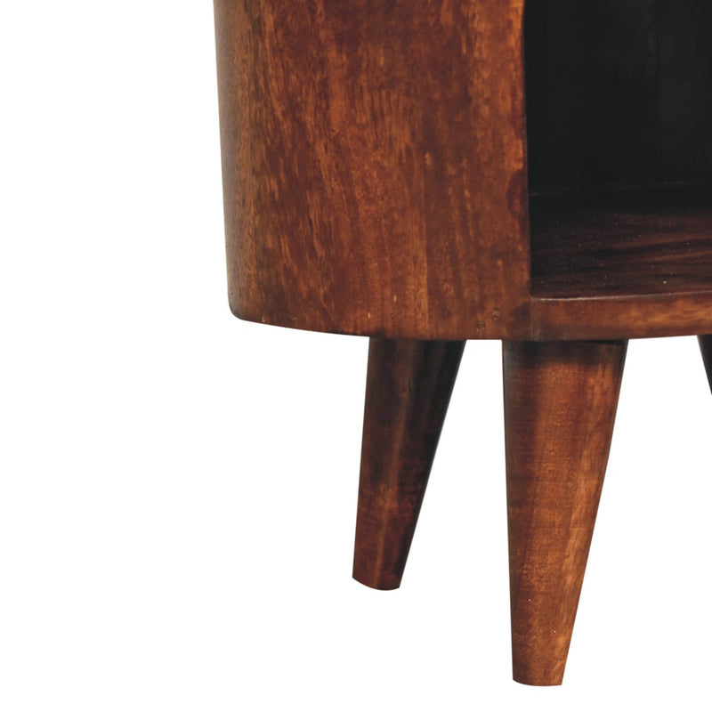 Cortez California Walnut Bedside Nightstand Artisan