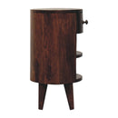 Cortez California Walnut Bedside Nightstand Artisan